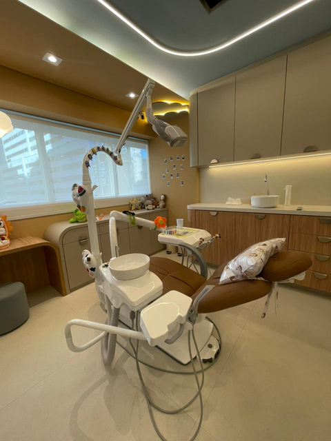 Sala de atendimento odontopediátrico